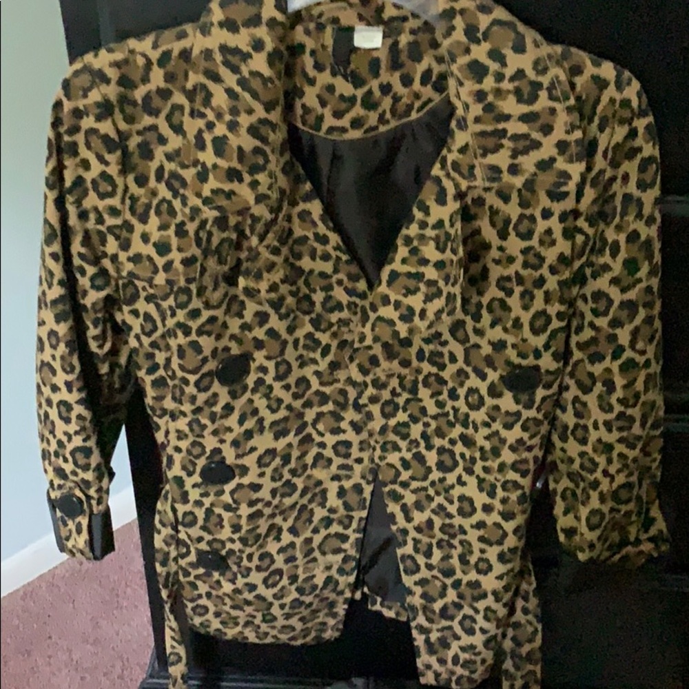 Leopard lightweight jacket